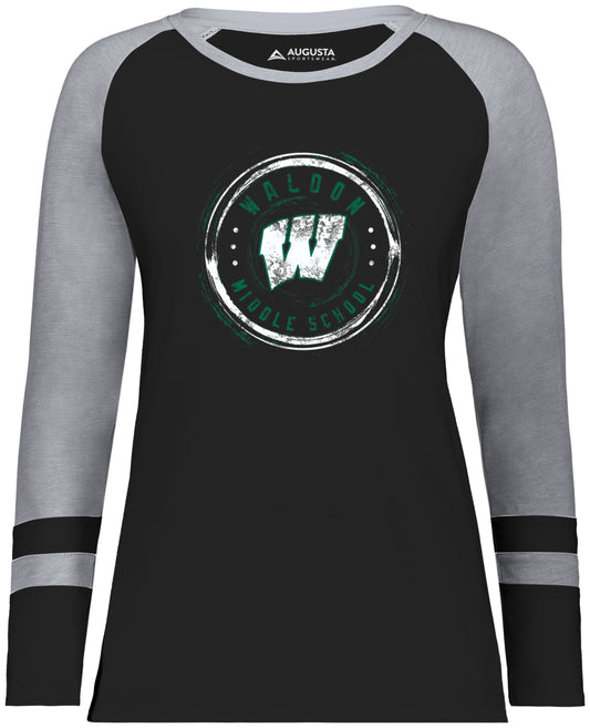 Waldon Middle School Ladies Fanatic Long Sleeve Tee