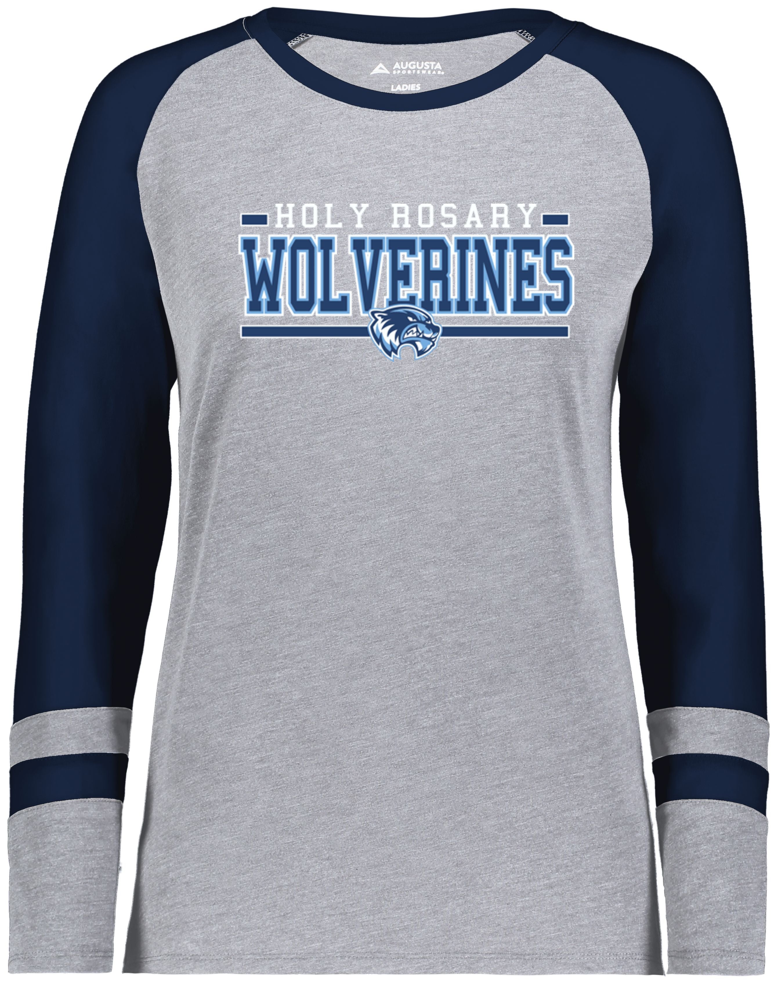 Holy Rosary Grey Ladies Fanatic Long Sleeve