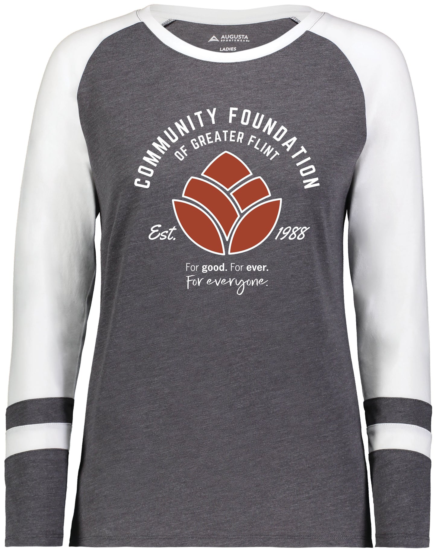 Community Foundation of Greater Flint Ladies Fanatic Long Sleeve Tee