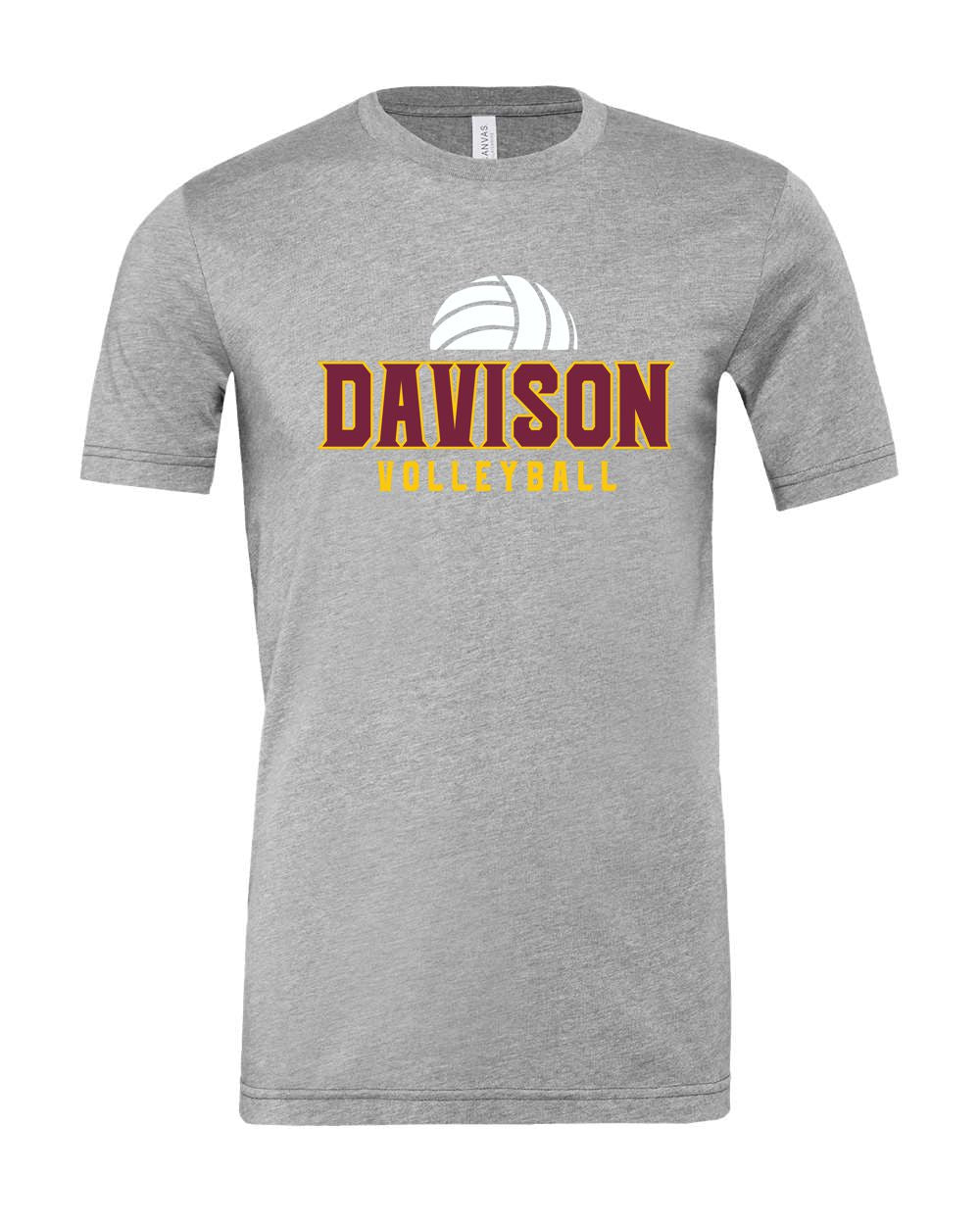 Davison Volleyball Bella Canvas CVC Short Sleeve T-Shirt