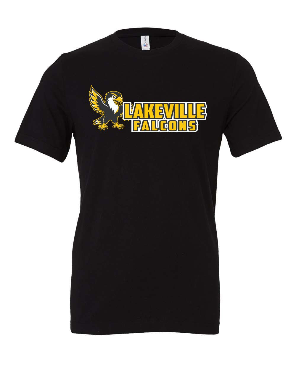 Lakeville Cartoon Falcons Bella Canvas CVC Short Sleeve T-Shirt