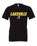Lakeville Italic Over Logo Bella Canvas CVC Short Sleeve T-Shirt
