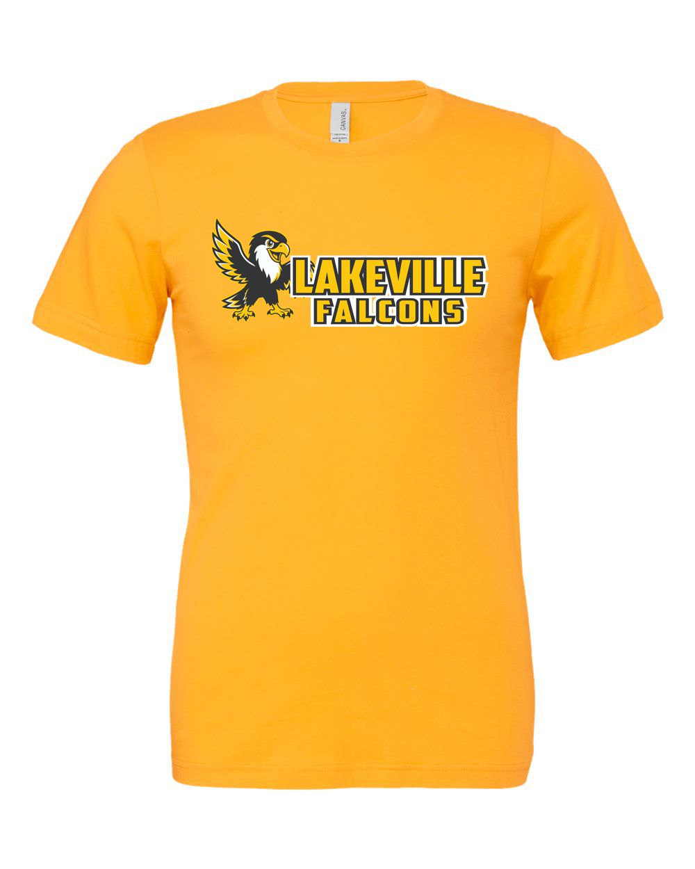 Lakeville Cartoon Falcons Bella Canvas CVC Short Sleeve T-Shirt