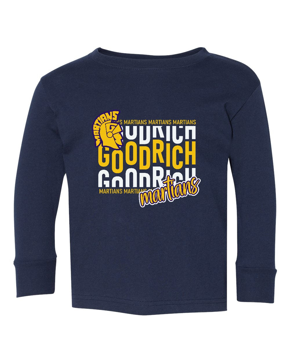 Goodrich Martians Script Toddler Long Sleeve