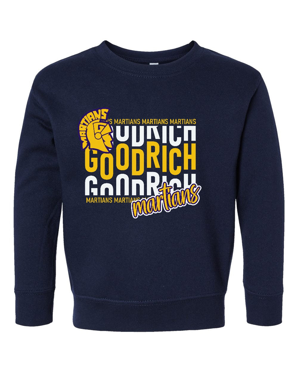 Goodrich Script Toddler Crew Sweatshirts