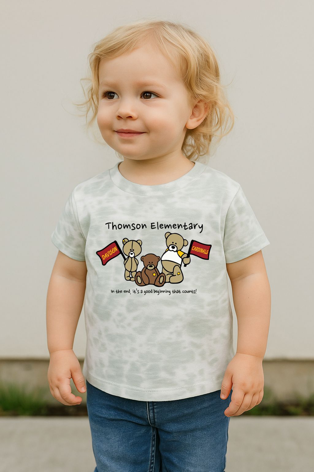 Thomson Toddler Fine Jersey Tie Dye Tee