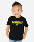 Lakeville Italic Over Logo Falcons Toddler Tee