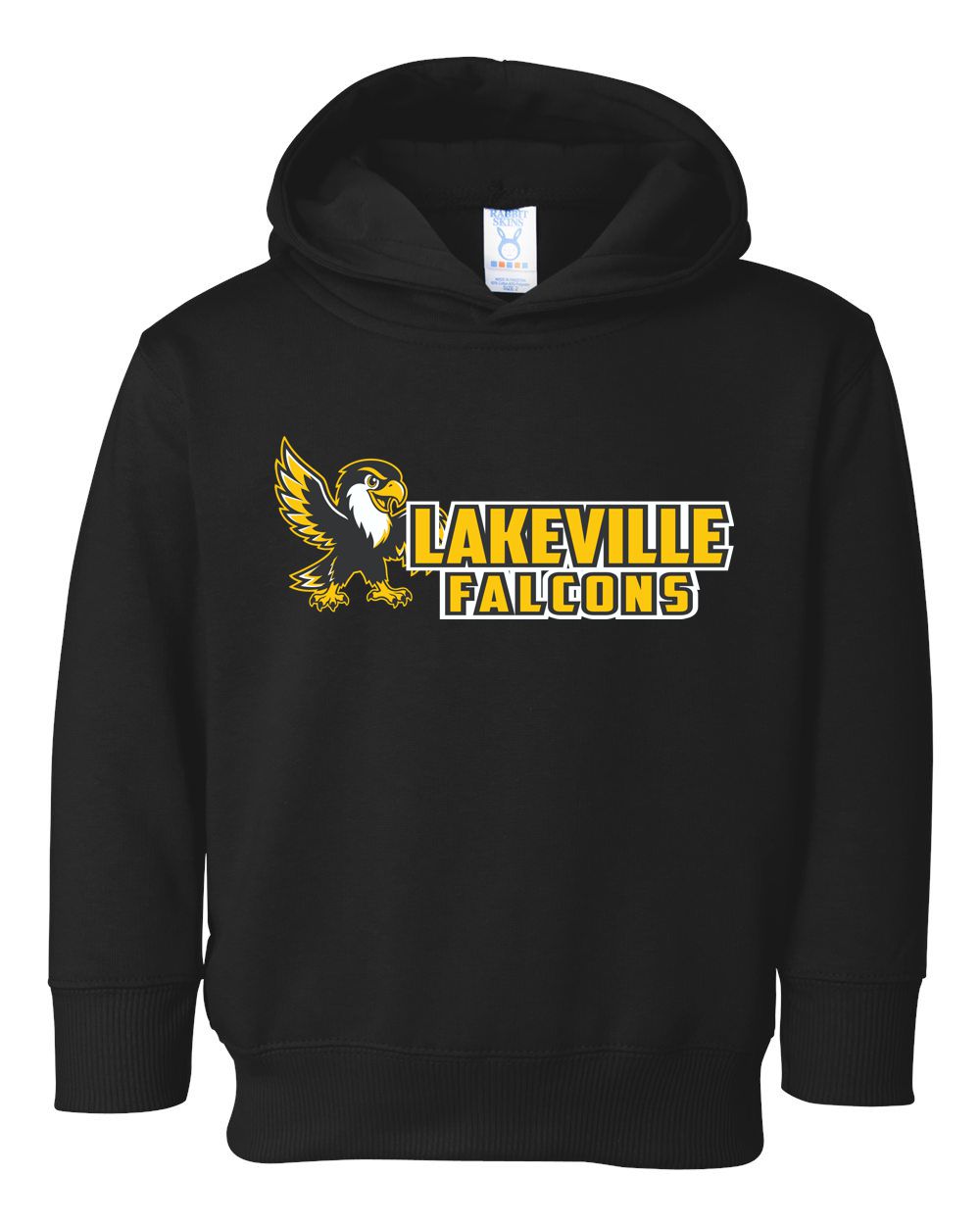 Lakeville Cartoon Falcons Toddler Hooded Sweatshirt