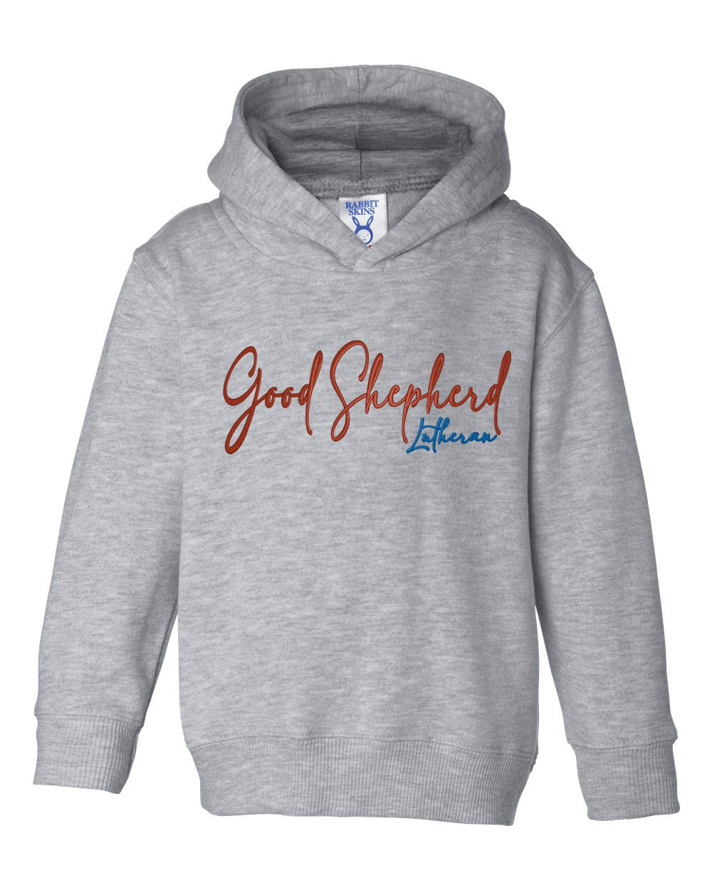 Good Shepherd Lutheran Church & School Script Toddler Hooded Sweatshirt