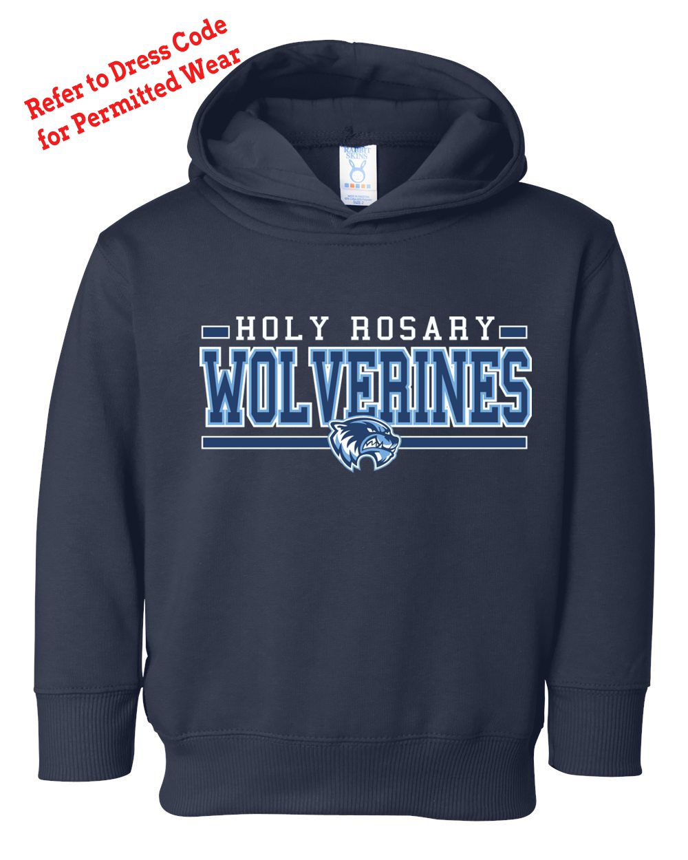 Holy Rosary Toddler Hooded Sweatshirt