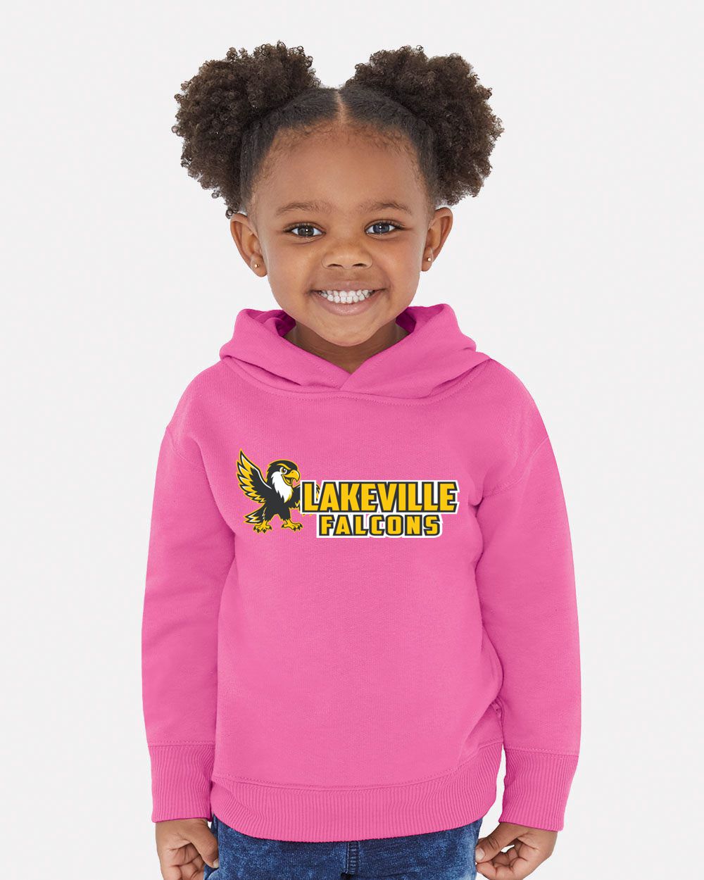 Lakeville Cartoon Falcons Toddler Hooded Sweatshirt