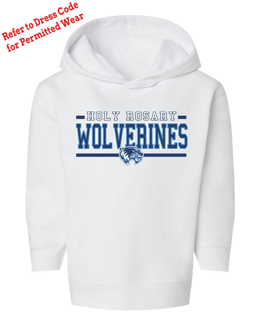 Holy Rosary Toddler Hooded Sweatshirt