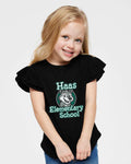 Haas Elementary Toddler Flutter Sleeve Tee