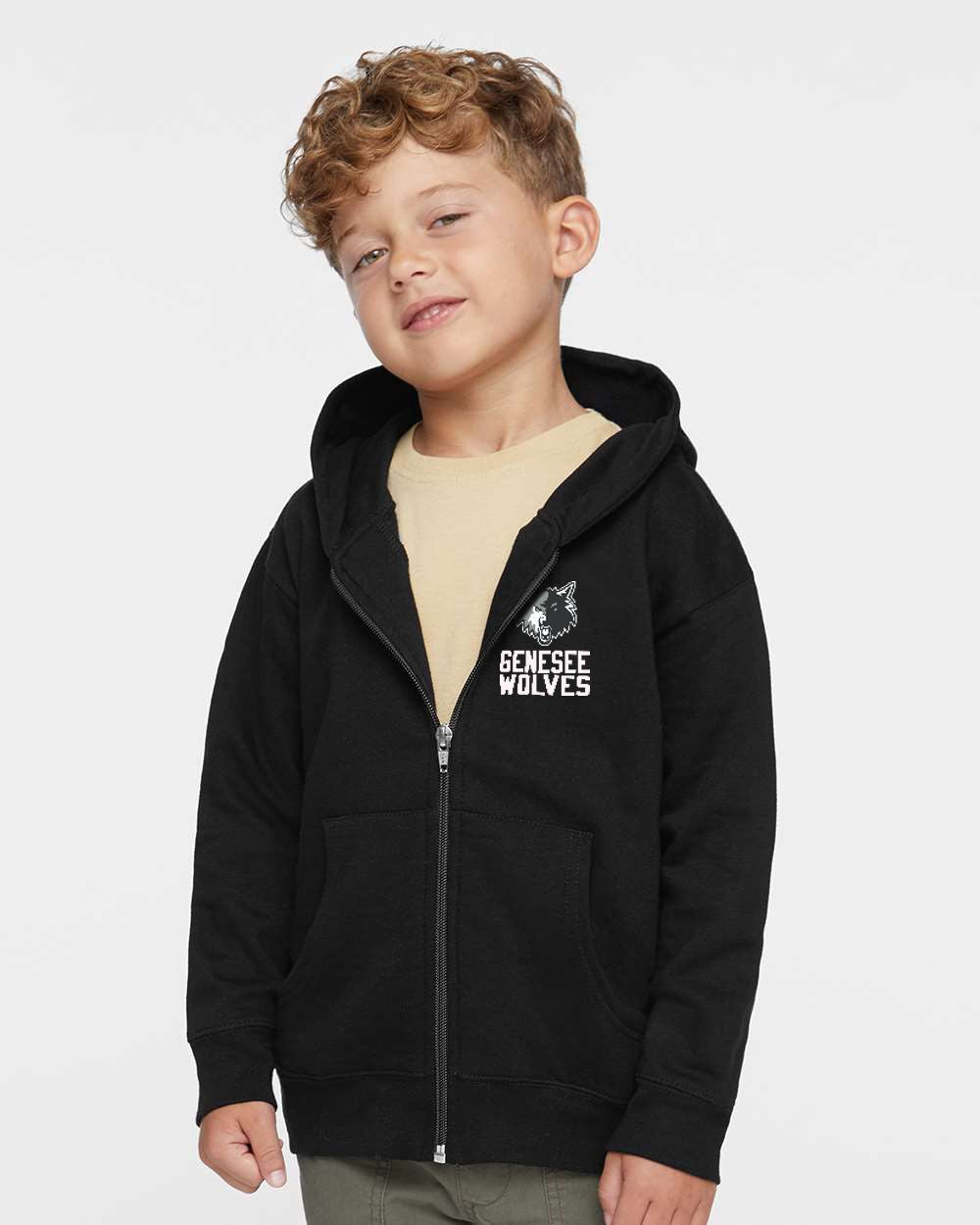 Genesee Wolves Youth Full Zip Jacket - GWPTO