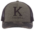 Kearsley Football Camo Trucker Cap
