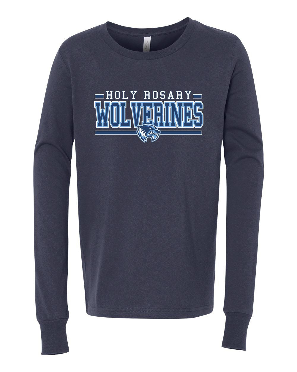 Holy Rosary Youth Jersey Long Sleeve Tee
