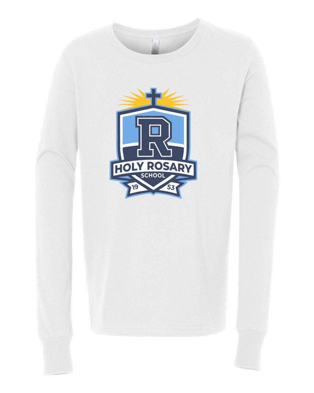 Holy Rosary Youth Jersey Long Sleeve Tee