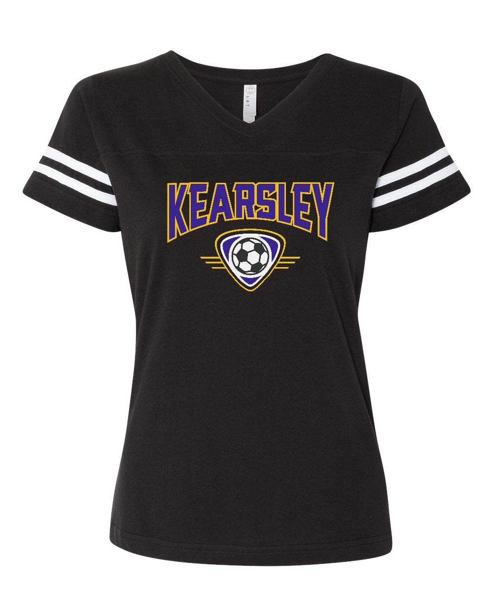 Kearsley Soccer Stripe Jersey Tee