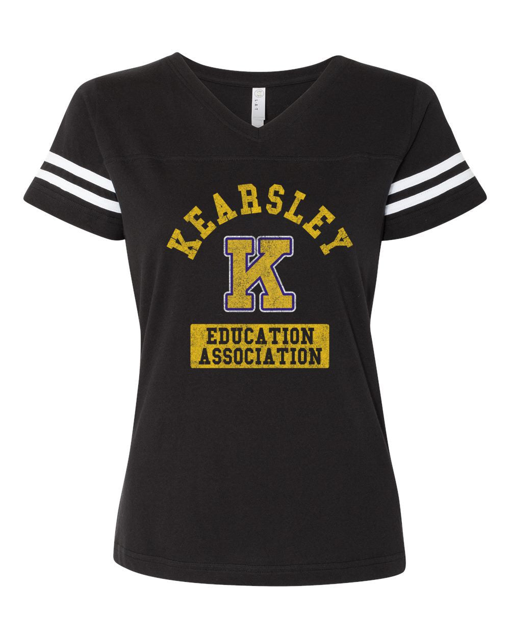 Kearsley Education Association Stripe Jersey Tee