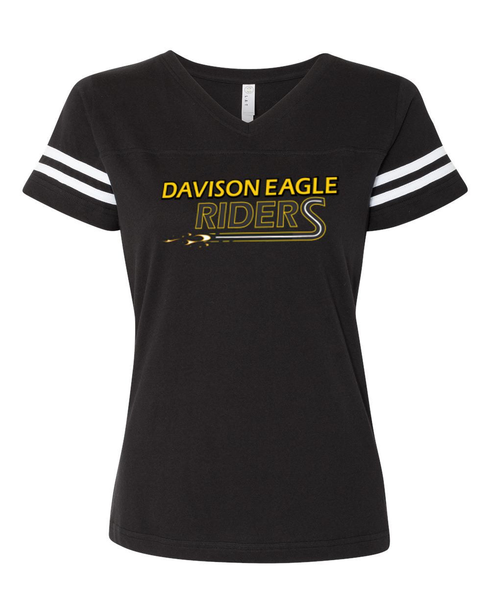 Davison Eagle Riders Stripe Jersey Tee