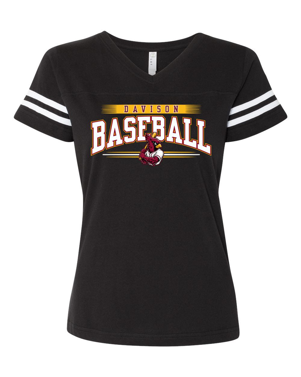 Davison Baseball Club Stripe Jersey Tee
