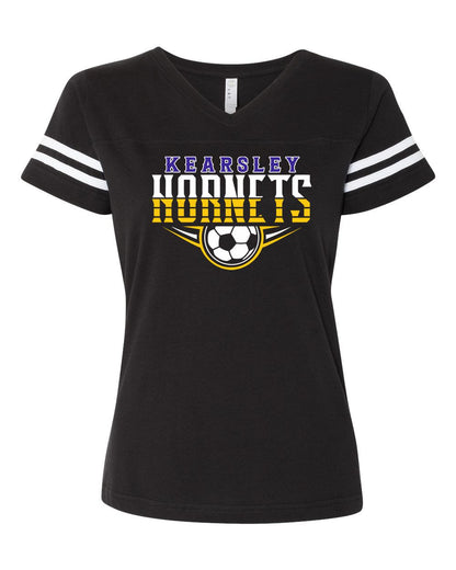 Kearsley Soccer Stripe Jersey Tee