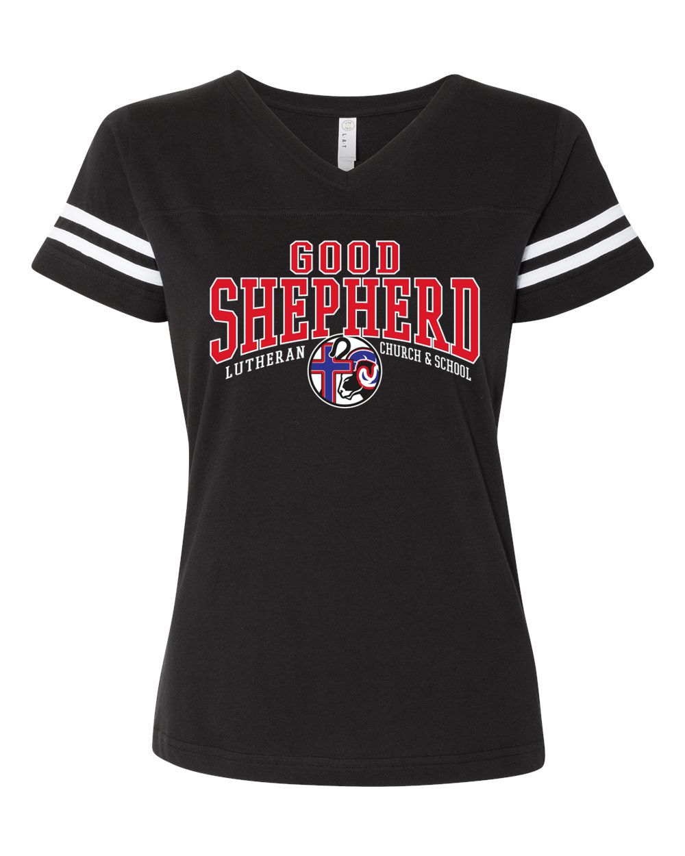 Good Shepherd Stripe Jersey Tee