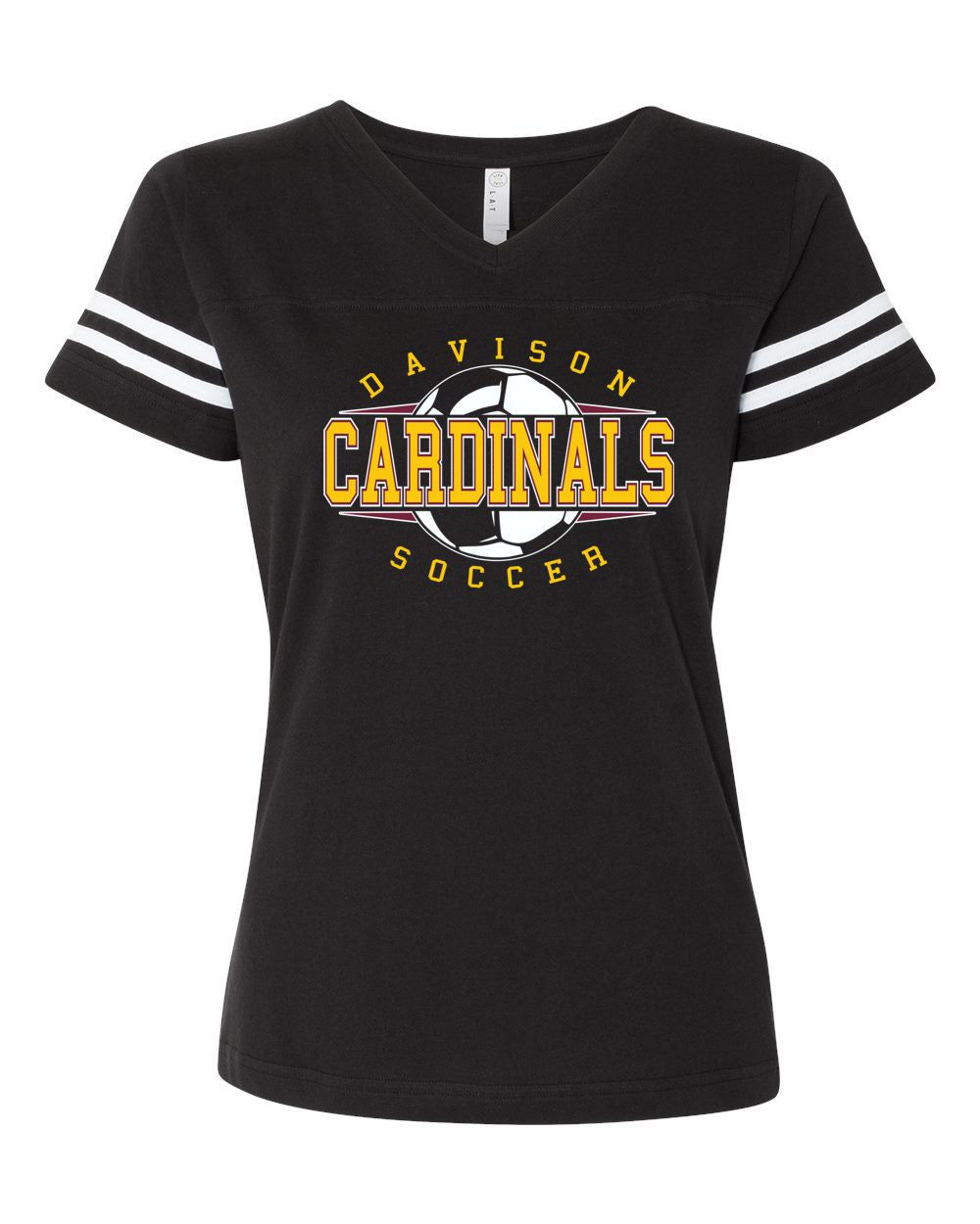 Davison Soccer Stripe Jersey Tee