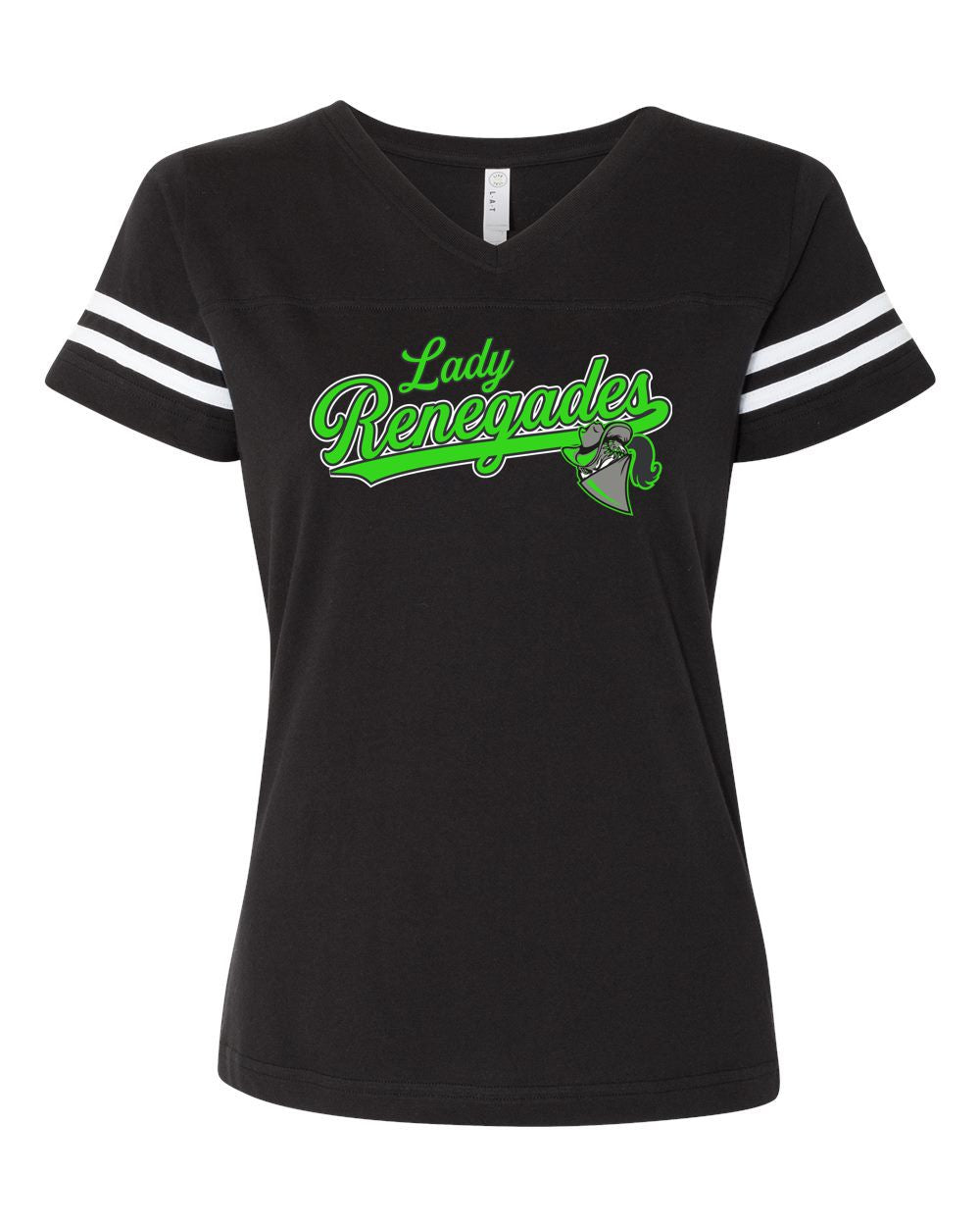 Lady Renegades Stripe Jersey Tee