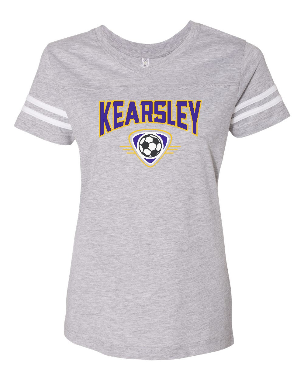 Kearsley Soccer Stripe Jersey Tee