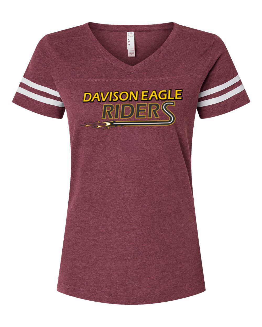 Davison Eagle Riders Stripe Jersey Tee