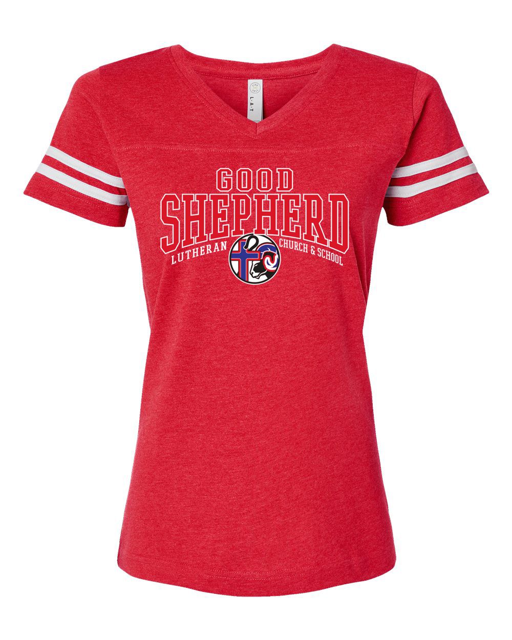Good Shepherd Stripe Jersey Tee