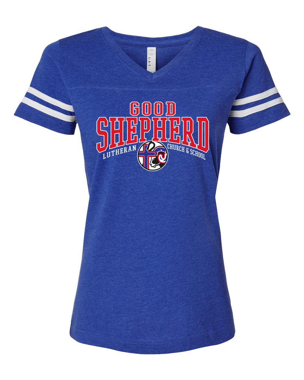 Good Shepherd Stripe Jersey Tee