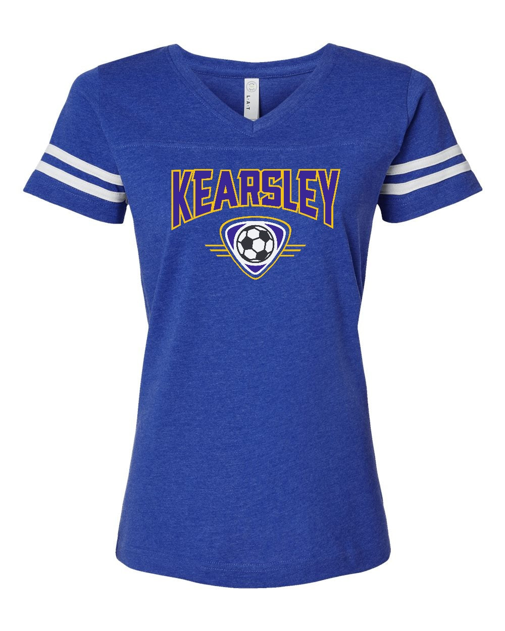 Kearsley Soccer Stripe Jersey Tee