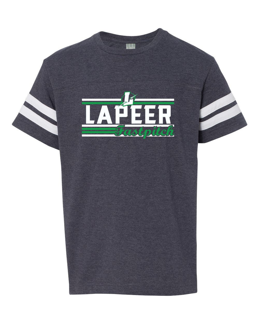 Lapeer Fastpitch Stripe Jersey Tee