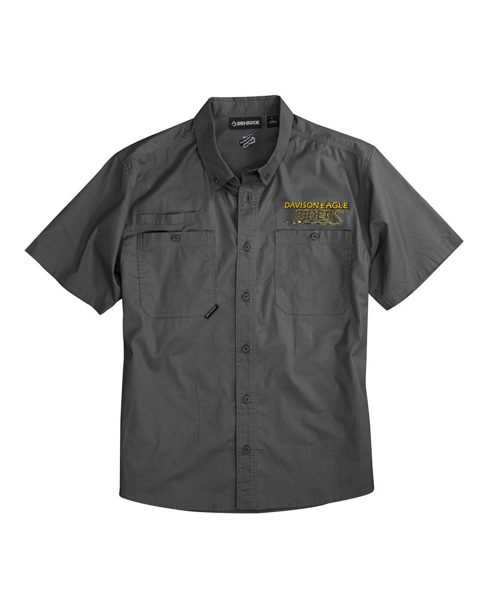 Davison Eagle Riders Craftsman Woven Short Sleeve Shirt