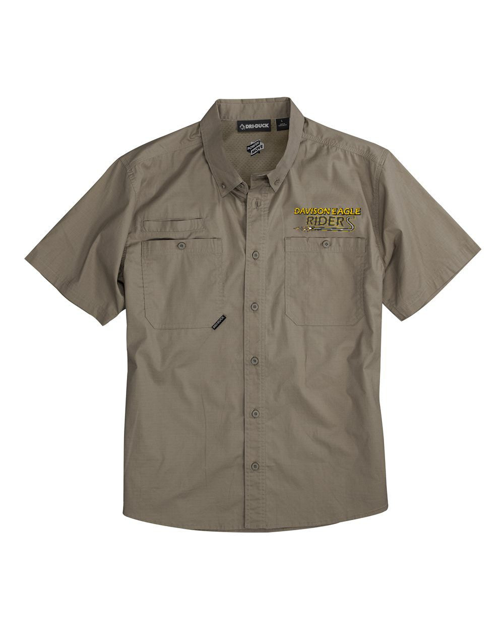 Davison Eagle Riders Craftsman Woven Short Sleeve Shirt