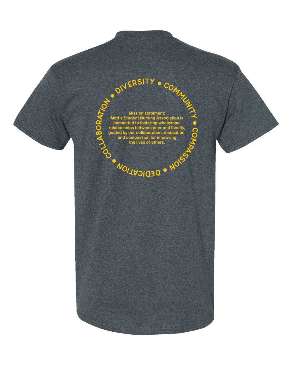 Mott CC Nursing Basic T-shirt - Mission Statement