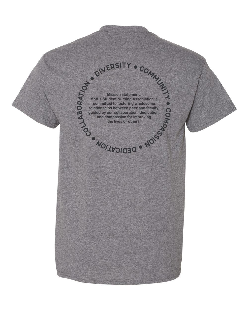 Mott CC Nursing Basic T-shirt - Mission Statement
