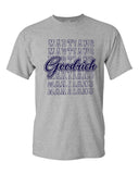 Martian Block Goodrich Script Basic T-shirt - GRPTO