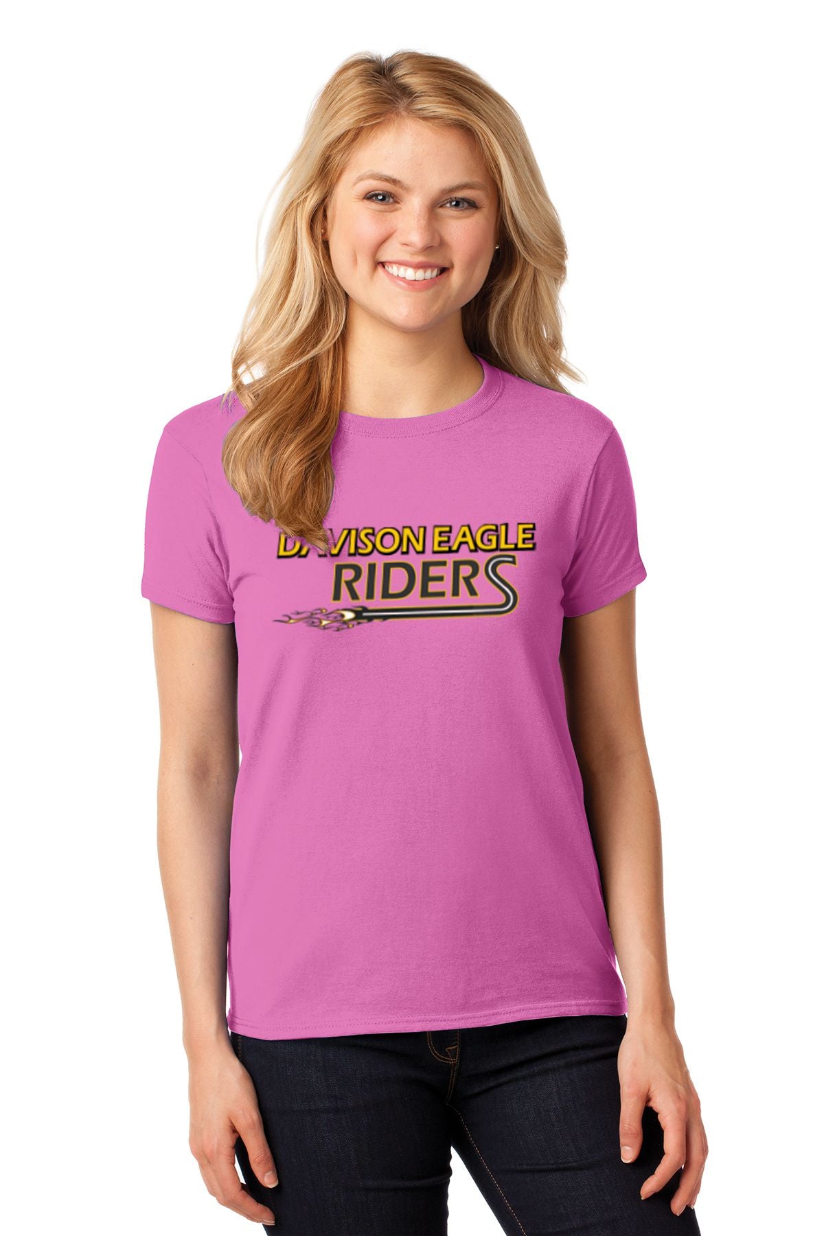 Davison Eagle Riders Basic Ladies T-shirt