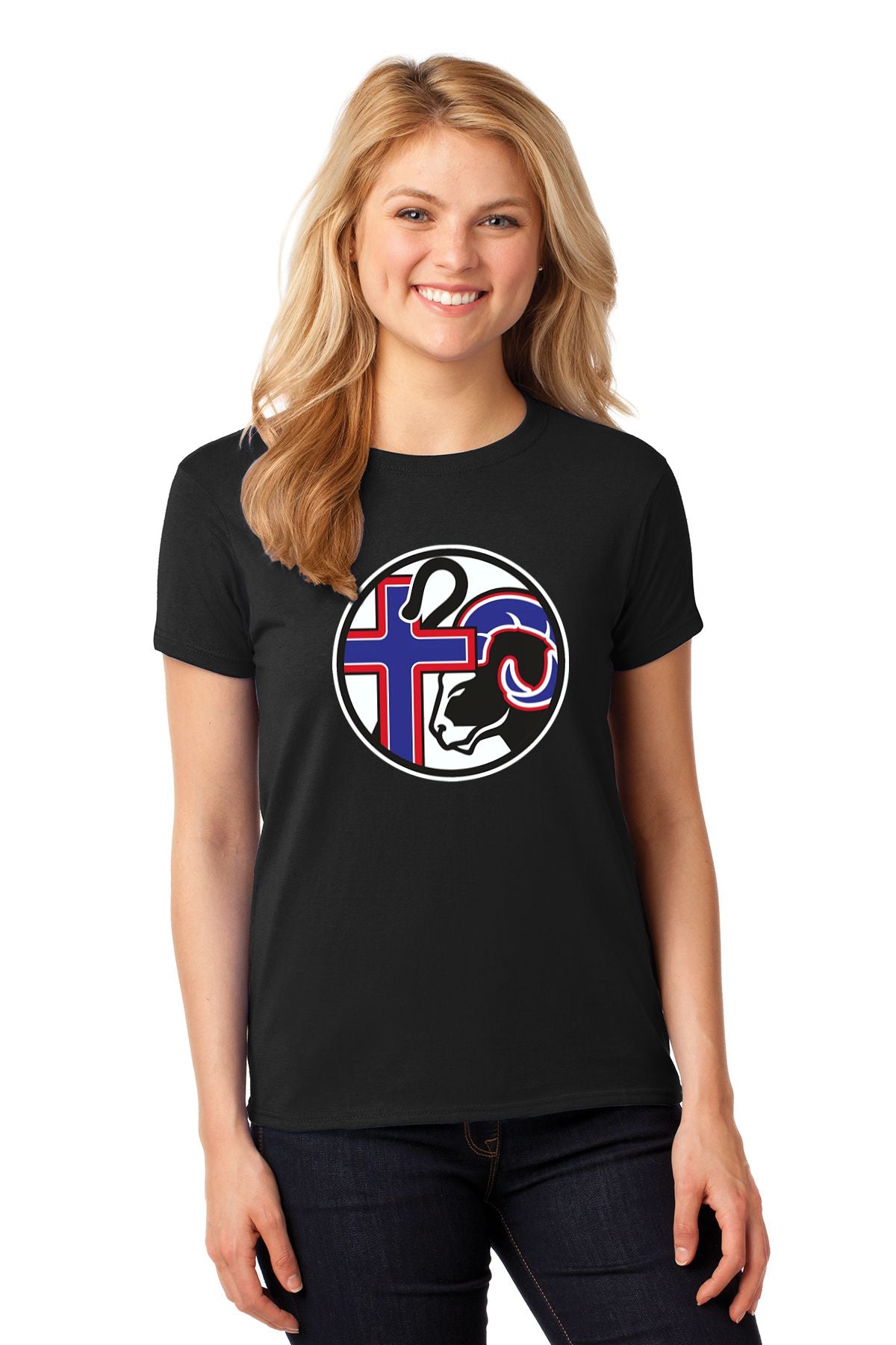 Good Shepherd Lutheran Circle Ladies T-shirt