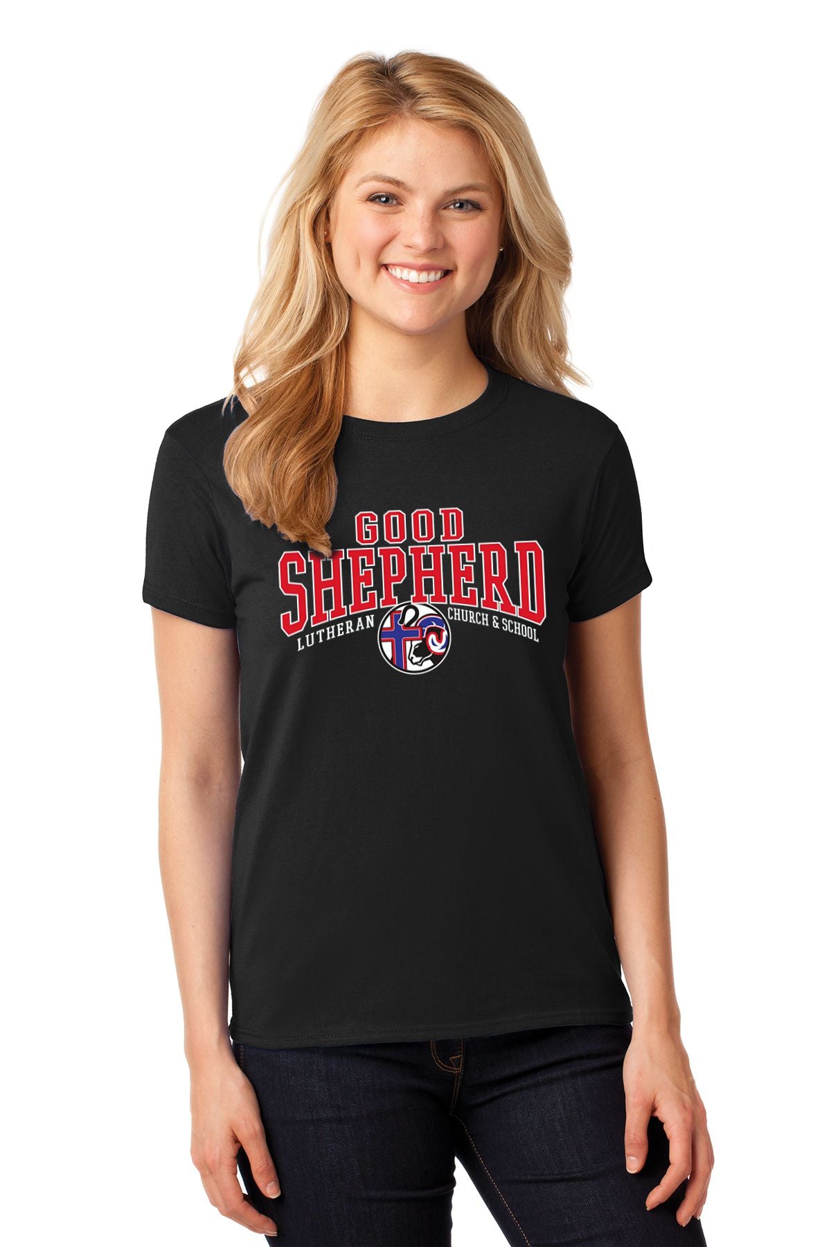 Good Shepherd Lutheran Ladies T-shirt