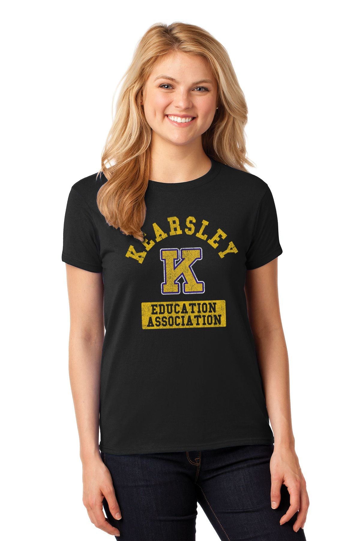 Kearsley Education Association Ladies Basic T-shirt