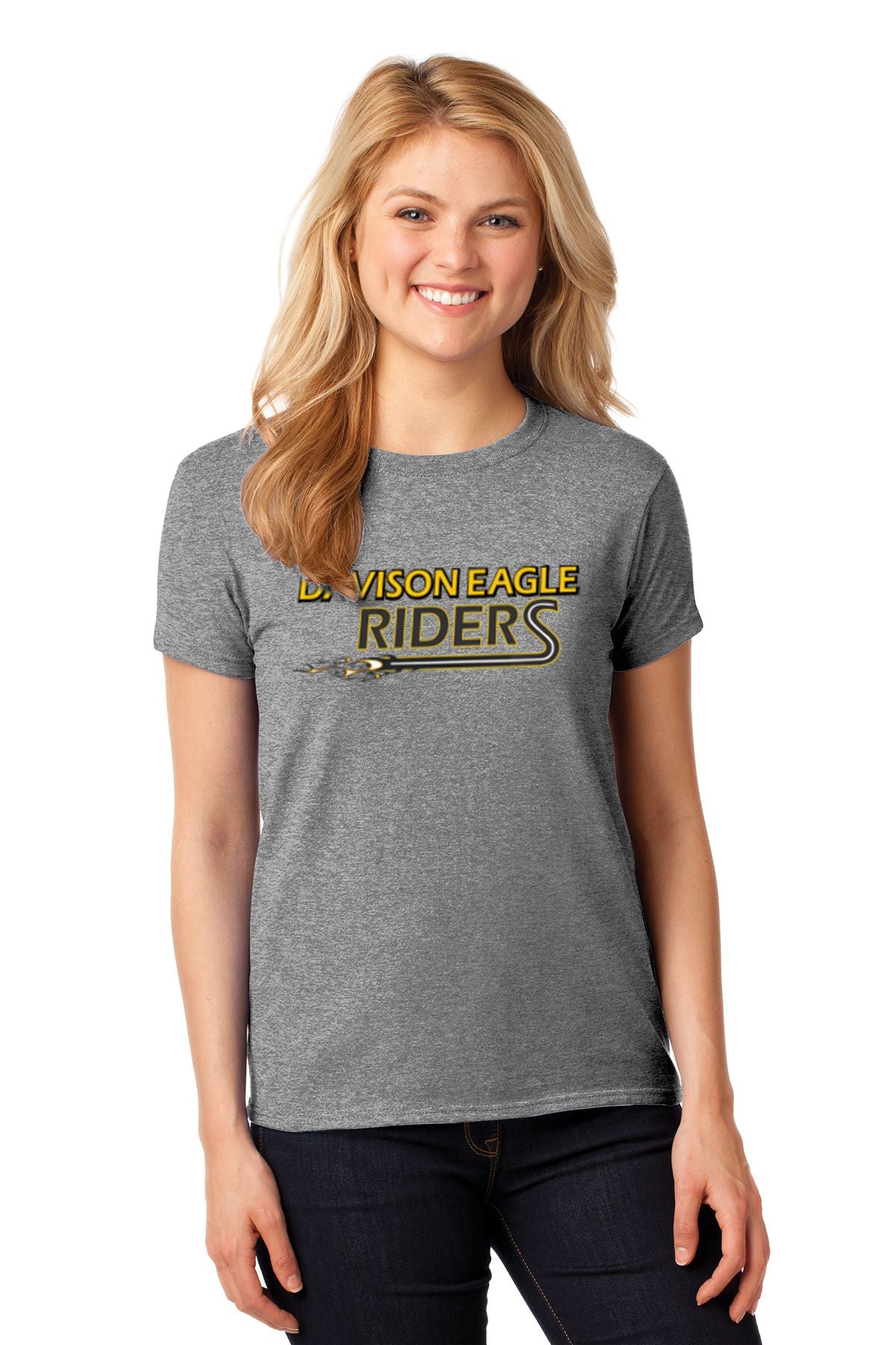 Davison Eagle Riders Basic Ladies T-shirt