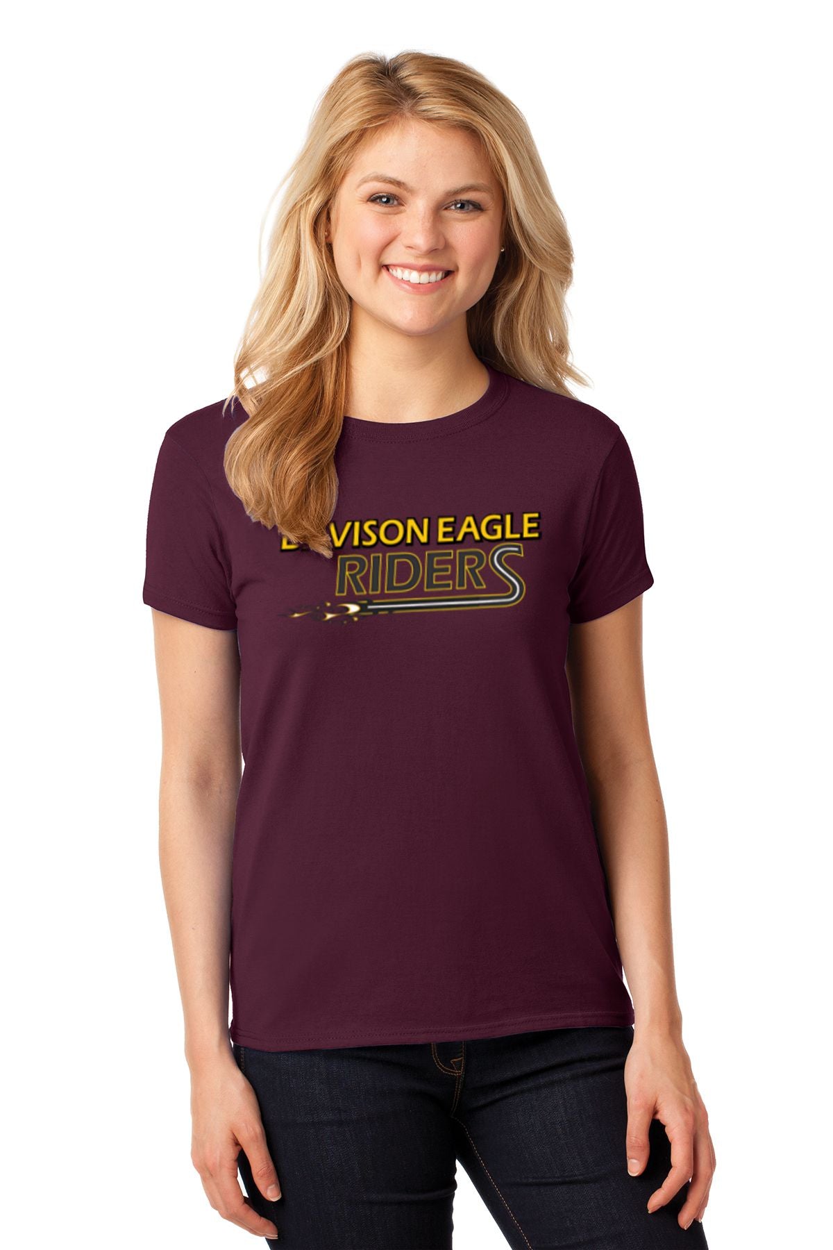 Davison Eagle Riders Basic Ladies T-shirt