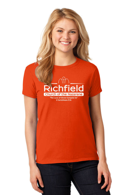Richfield Church of The Nazarene Basic Ladies T-shirt