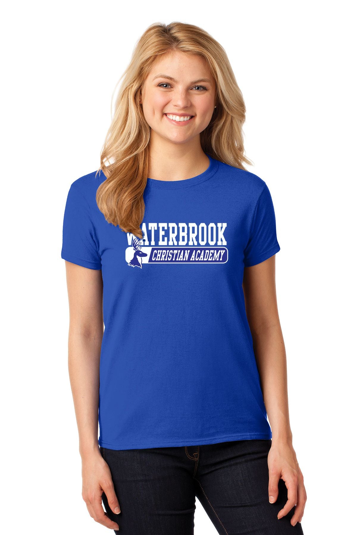 Waterbrook Christian Academy New 2024 Basic Ladies T-shirt