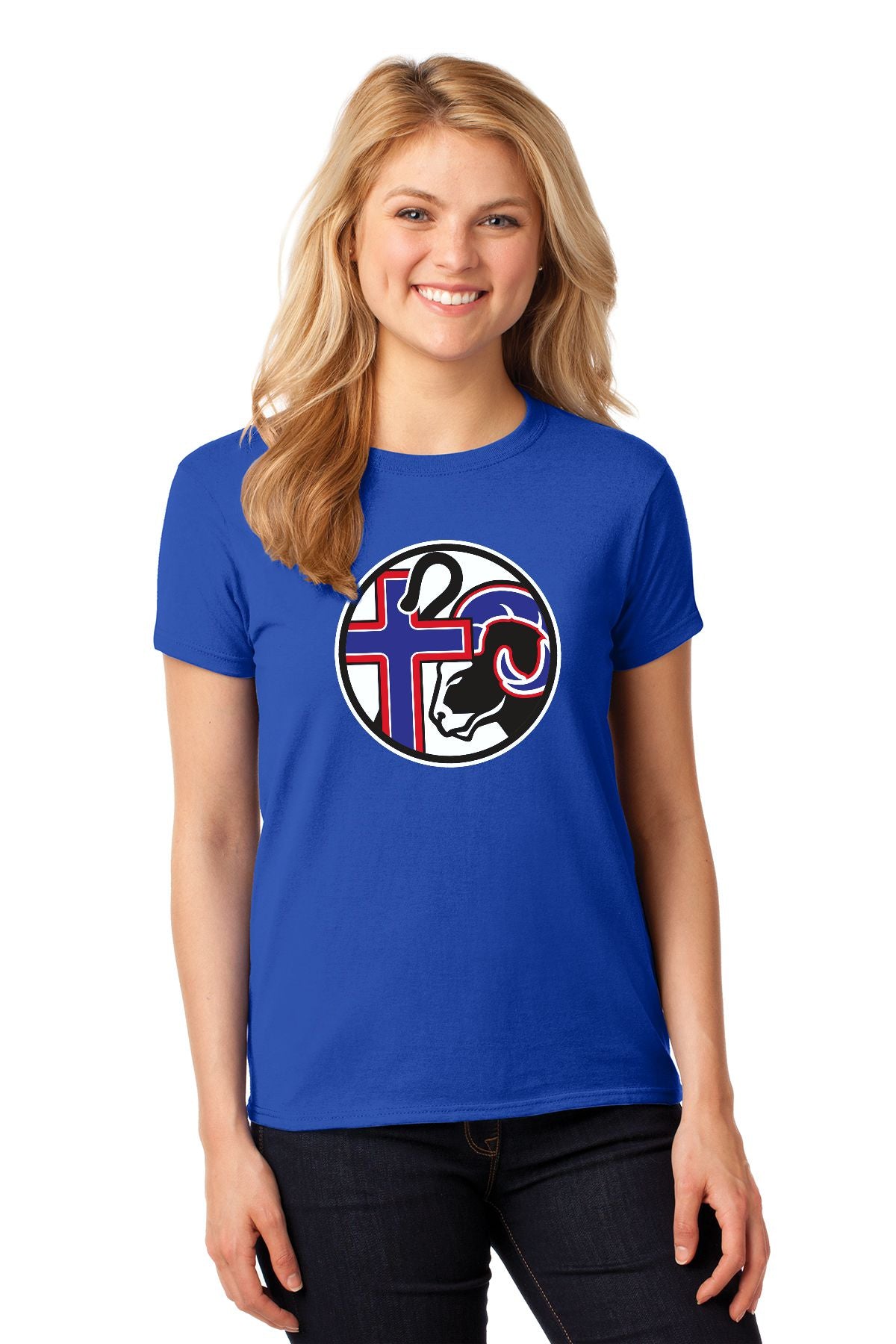 Good Shepherd Lutheran Circle Ladies T-shirt