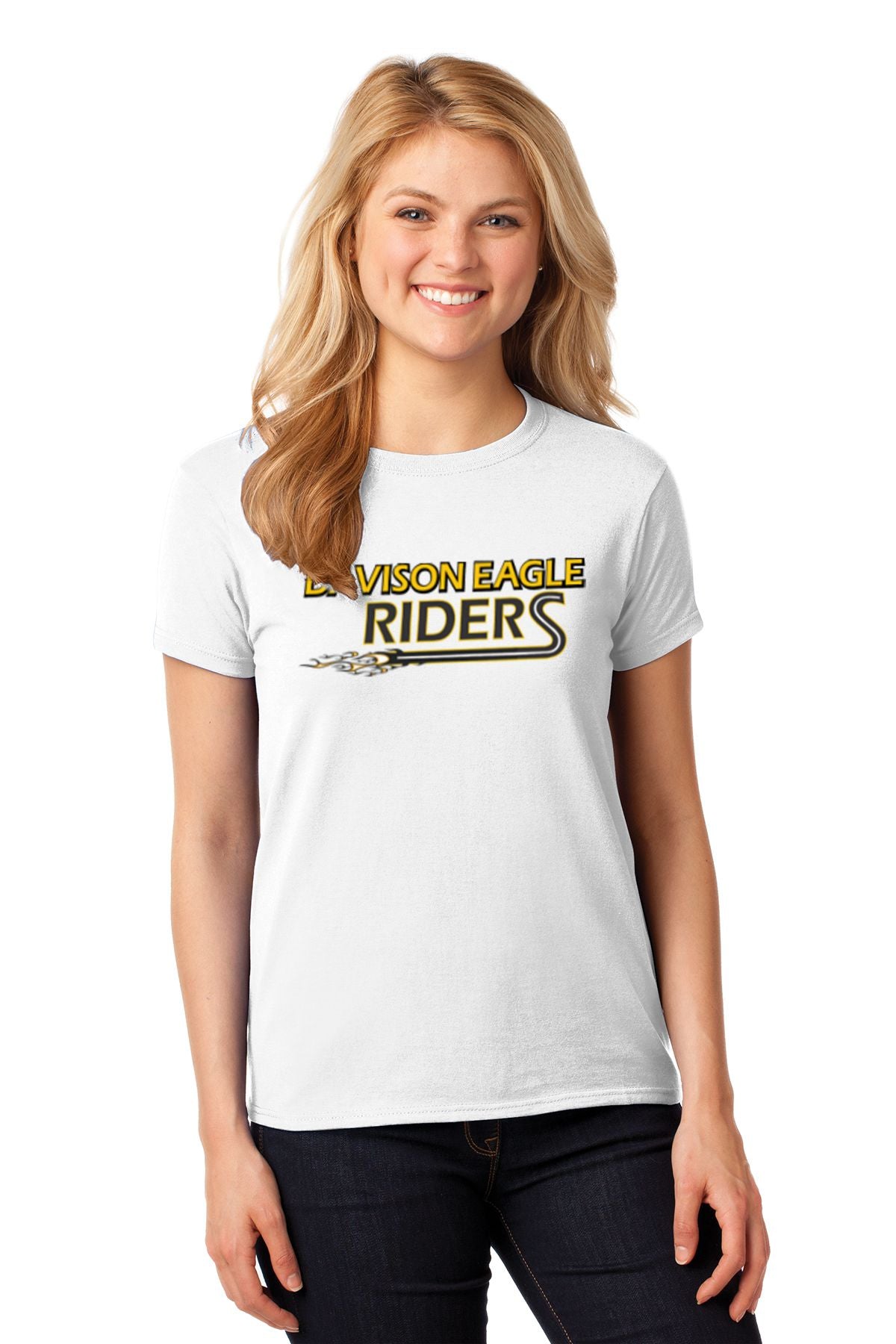 Davison Eagle Riders Basic Ladies T-shirt